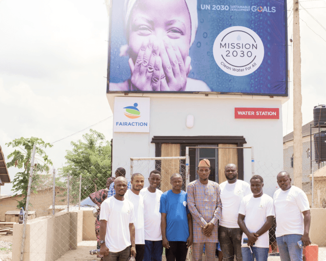 Functioning kiosk in Ibadan, Nigeria
